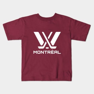 PWHL Montreal Logo Kids T-Shirt